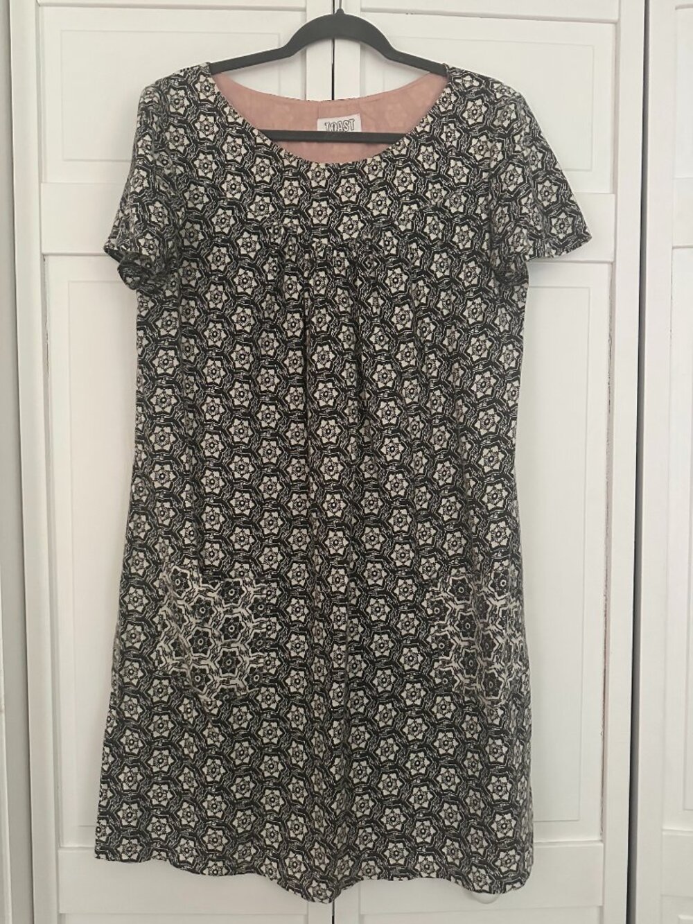 Toast Floral Yoke Front Dress, UK 16/US 14